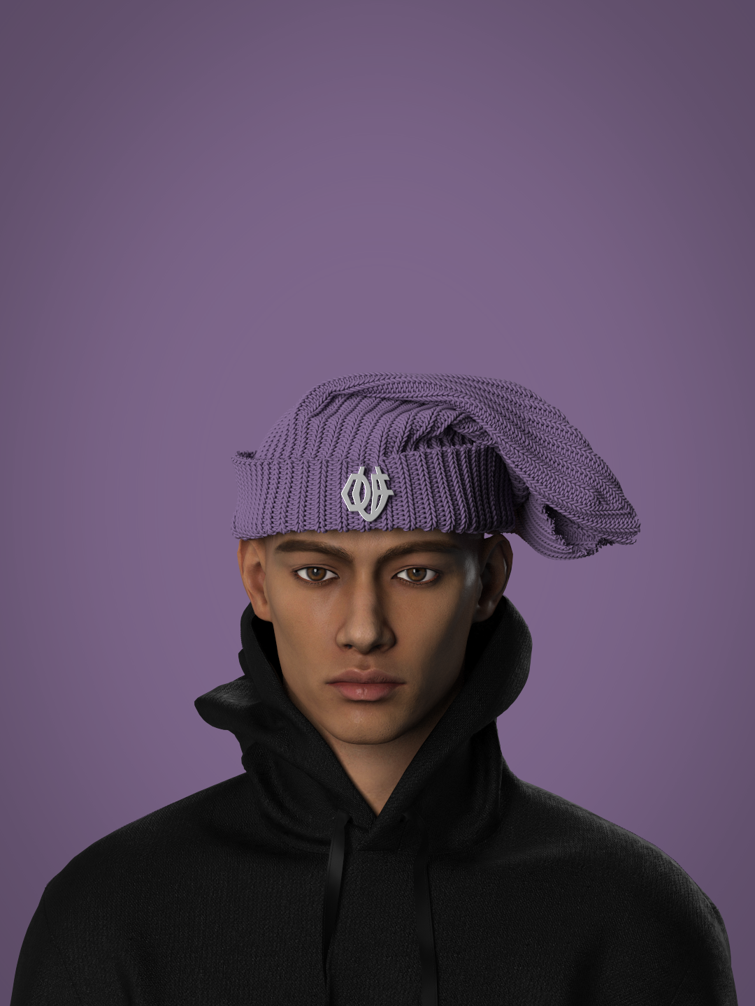 DUF X KNOTTY FINERY SACK BEANIE