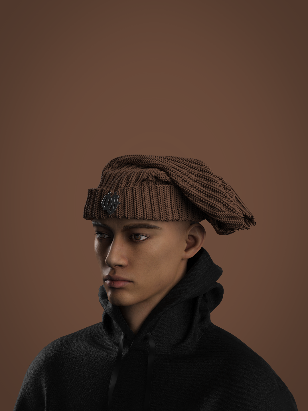 DUF X KNOTTY FINERY SACK BEANIE