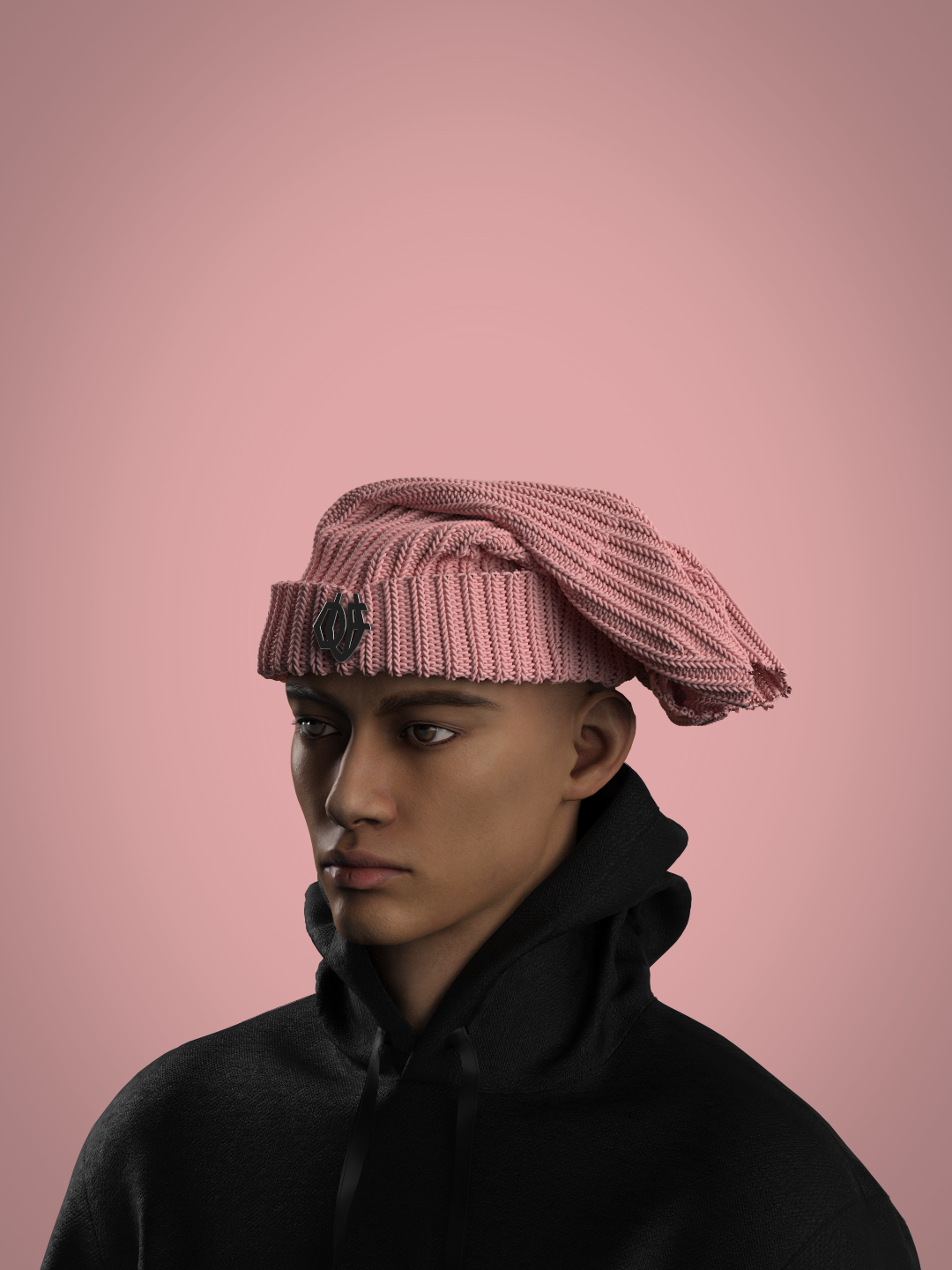 DUF X KNOTTY FINERY SACK BEANIE
