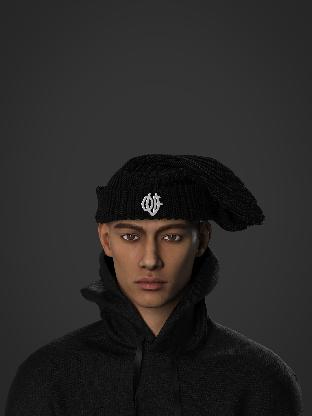 DUF X KNOTTY FINERY SACK BEANIE