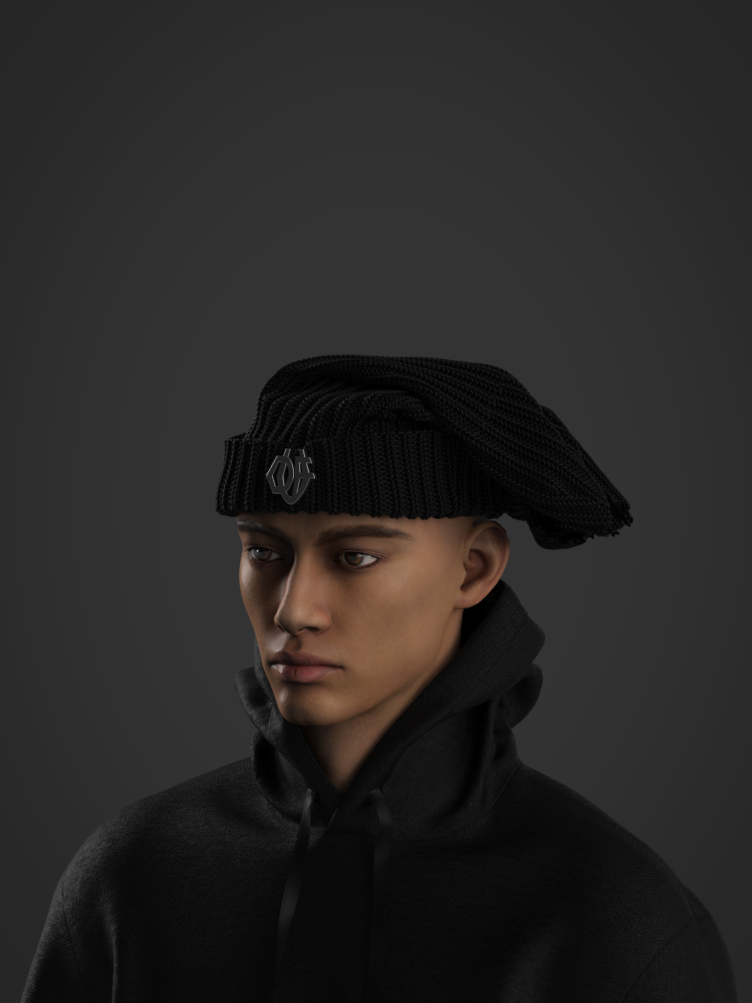 DUF X KNOTTY FINERY SACK BEANIE